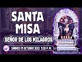 Señor de los Milagros Misa Milagrosa En Directo 15/10/22 Iglesia de las Nazarenas Lima-Perú