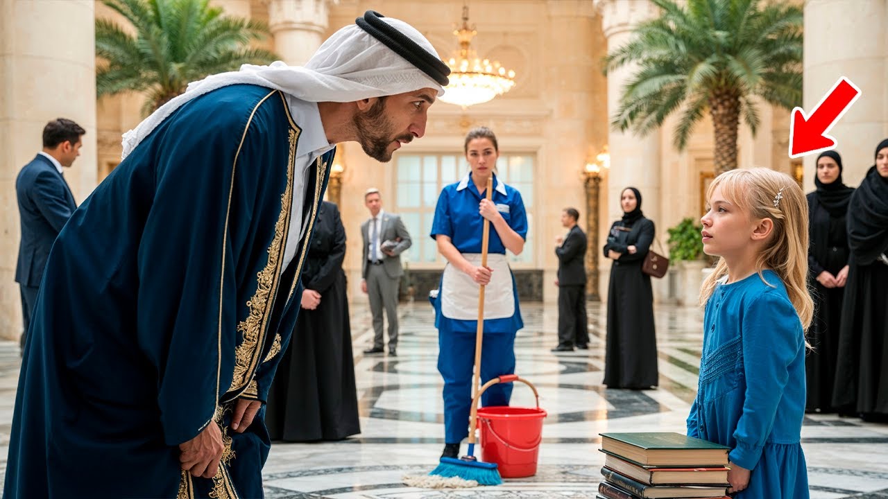 Ein Scheich Milliardär Stellt Eine Frage Auf Arabisch Doch Nur Die Tochter Einer Putzfrau Antwortet