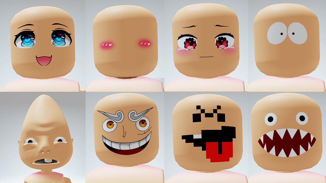 facees that are cute and wearable : r/roblox