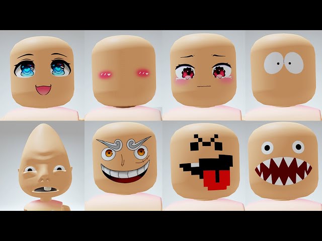 facees that are cute and wearable : r/roblox