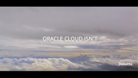 Imagine now with Deloitte + Oracle Cloud
