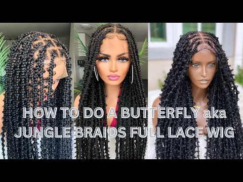 Jungle Braid Wig. 1/34 in color. Jungle Wig - Etsy main image 3