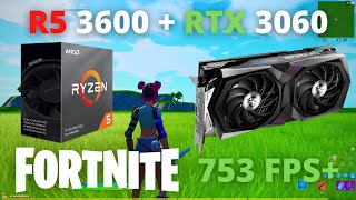 Ryzen 5 3600x + RTX 3060 Benchmark | Chapter 2 Season 8 (DX 11, DX