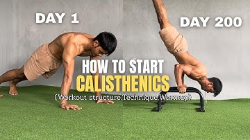 How to start Calisthenics From Zero(The Ultimate Beginner Guide)
