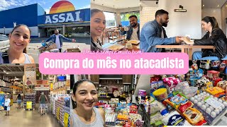 Compras do mês no atacadista| Vlog no mercado| Mostrei o valor total da compra| Missão Virtuosa