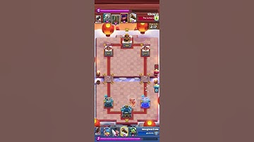Clash Royale | this is the right way to activate king tower with tornado against hog rider