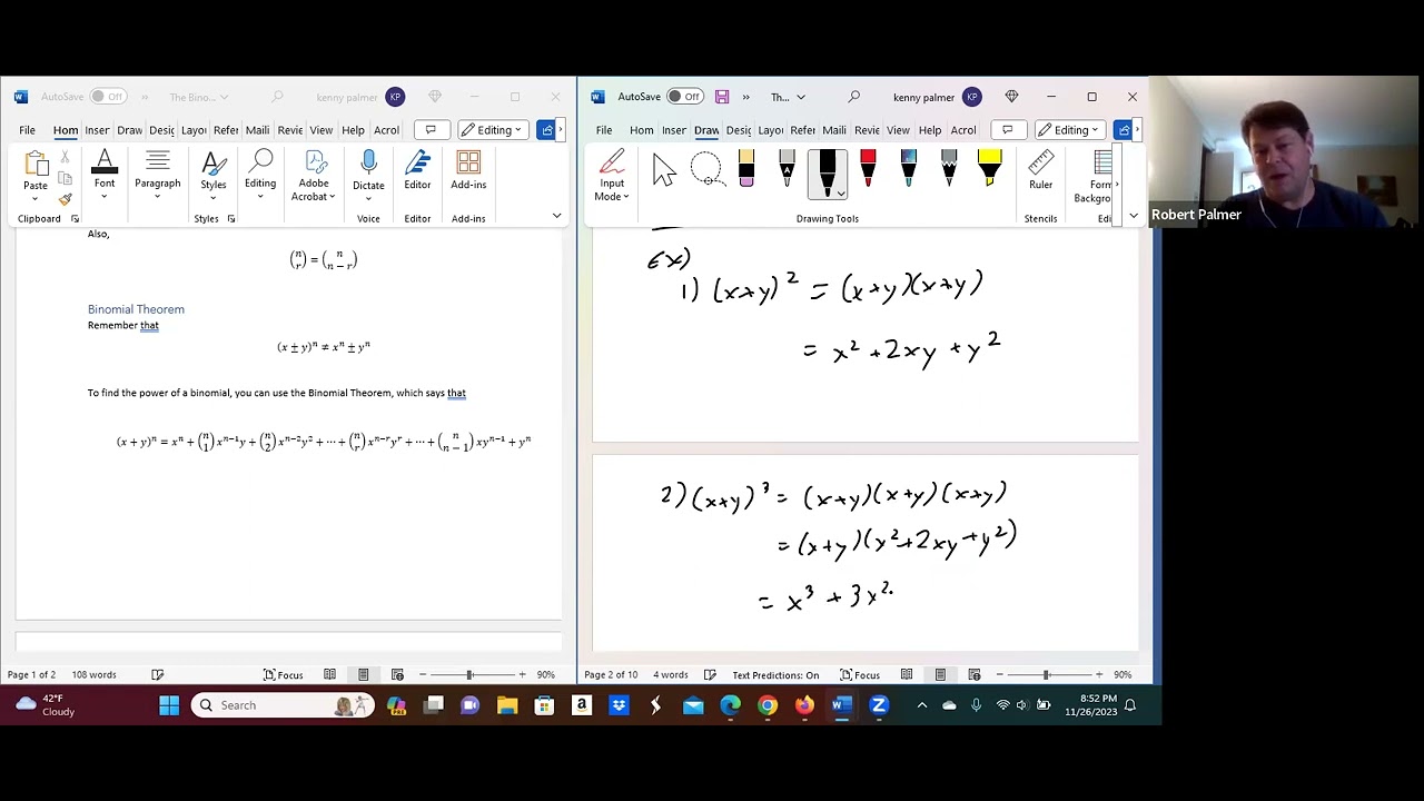 The Binomial Theorem - YouTube