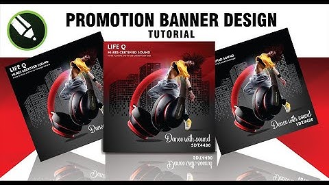 How to Create a Promotion Banner Design | Coreldraw 2021 Tutorials