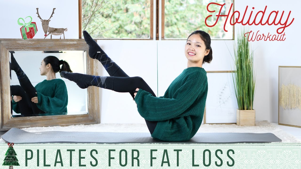 Pilates For Fat Loss Holiday Workout With Moving Mango 20 Min YouTube