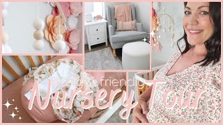 NURSERY TOUR | 35 weeks pregnant | Decorating on a budget