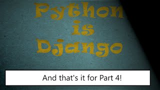 How Django process  its models part 4.5 | Python Is Django