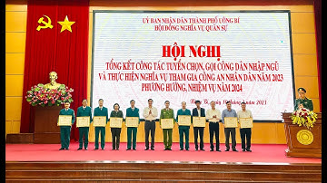 Tổng kết công tác tuyển chọn, gọi công dân nhập ngũ và thực hiện nghĩa vụ tham gia CAND năm 2023