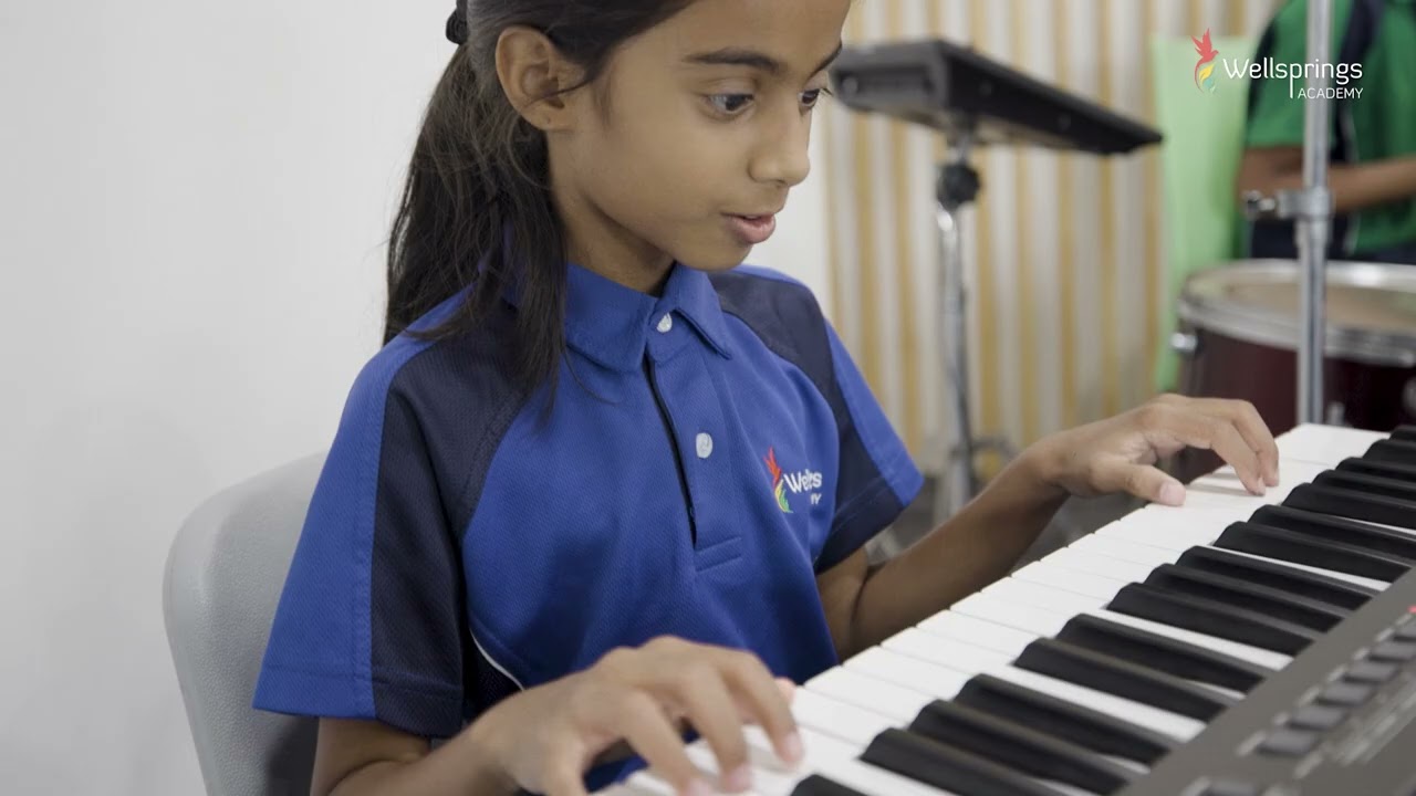 Music Studio: Joy, Strings, Rhythm | Wellsprings Academy | Best CBSE school in sarjapur, Bengaluru