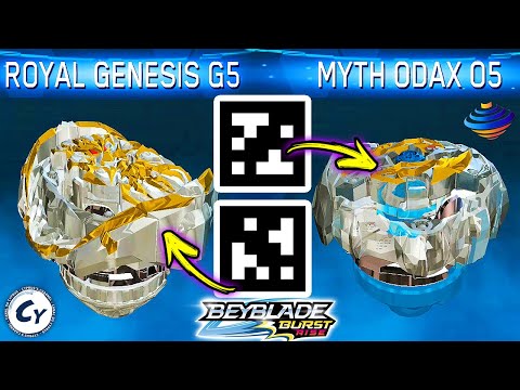 ROYAL GENESIS G5 QR CODE MYTH ODAX O5 QR CODE GLITCH BEYBLADE