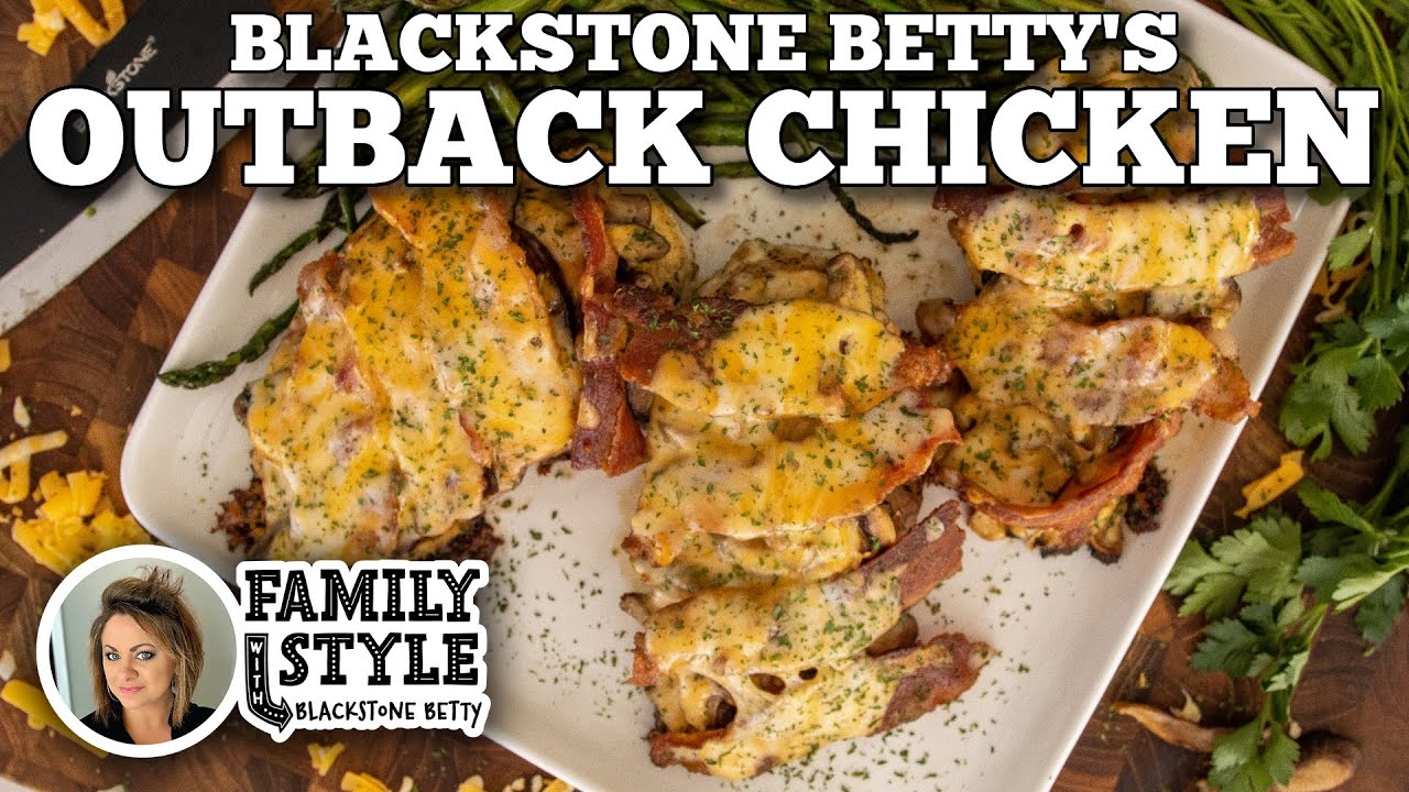 Betty's Outback Chicken on the Blackstone Griddle - YouTube
