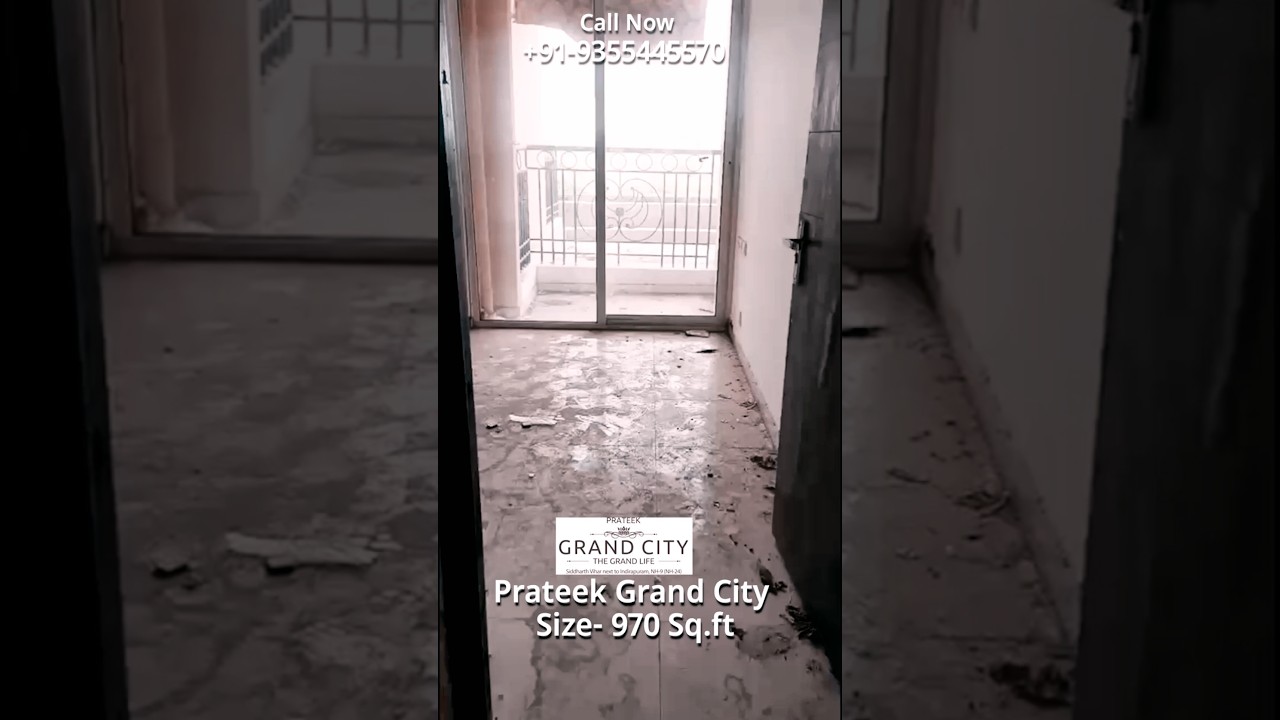 Prateek Grand City 970 Sq.ft 2 Bhk Flat For Sale -9355445570