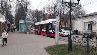Новый Пятигорский трамвай на Маршруте 7  25 03 2024