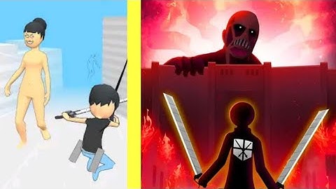 Titans 3D Part 2 Level 7 - 8 Gameplay (android, iOS) by Voodoo