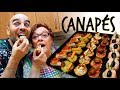 CANAPÉS VARIADOS Fáciles y Rápidos | 5 tipos de Canapés Fríos