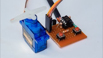 How to make Touchless sanitizer dispenser using Servo Motor and 555 timer IC