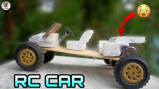 How to make a simple RC car at home ? ||  DIY popsicle sticks ?...