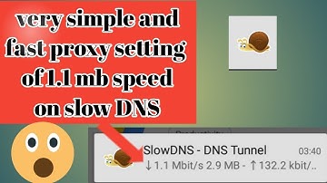 Slow DNS 1 Mbps trick watch now with proof