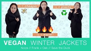 Vegan Winter Jackets - Noize, Frank + Oak, Save the Duck | First Impression and Review
