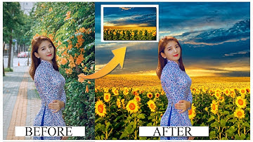 How To Change Background In PhotoShop CS5 / 2020 / Tutorial
