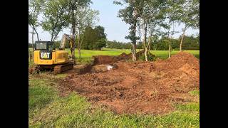 Putting in a Stream Crossing with Caterpillar 308 (Crossing Project Part #1)
