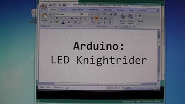 3. arduino knightrider LED