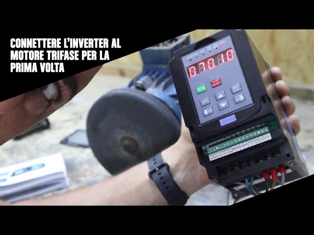 Connettere per la prima volta un inverter VEVOR a un motore