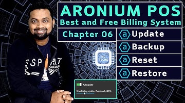 Update, Backup, Reset, Restore Aronium - Best and Free POS Chapter 06 - Best and Free Billing System
