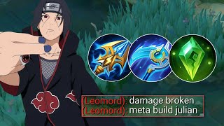 Julian New 1 Hit Damage Build Solo Ranked 2026  Julian Gameplay  Mlbb