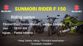 SUNMORI PANTAI TABANIO KALSEL ||SATRIA FU || MOTOVLOG