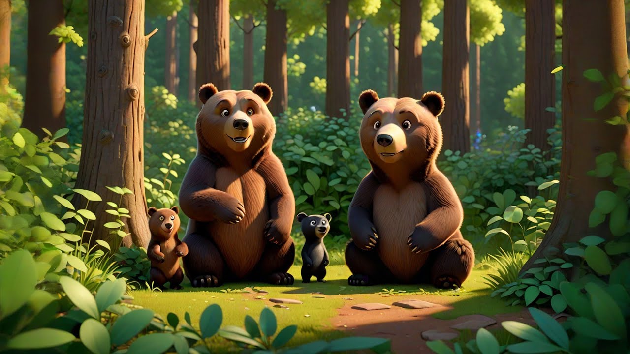 Six Baby Bears Pick Blueberries | Counting Song | Fun Bear Rhyme for Toddlers & Preschoolers