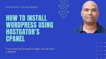 How To Install WordPress Using Hostgator CPanel. Website Development Using WordPress For Beginners 2