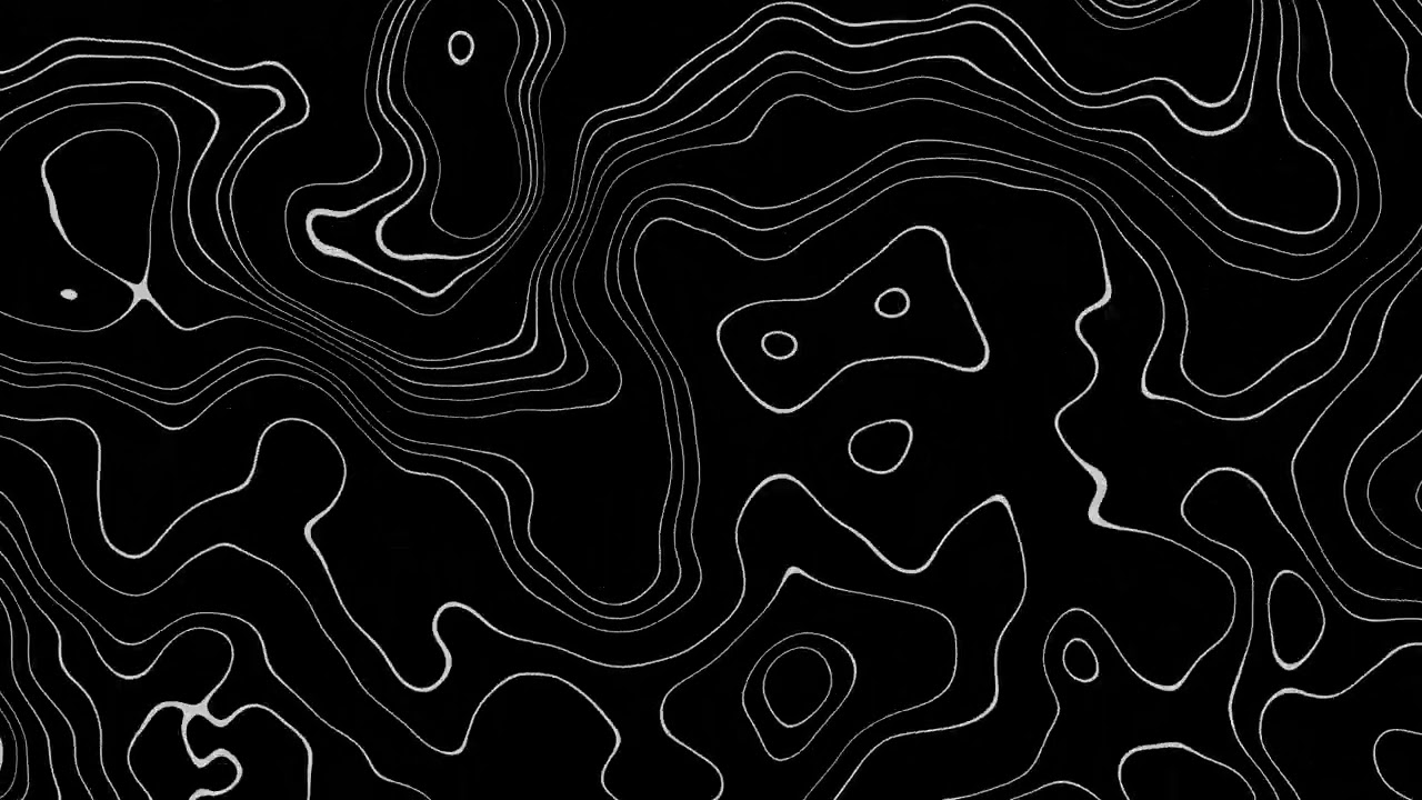 【4K UHD】ABSTRACT CONTOUR LOOP | 1 HOUR | 24FPS | SCREENSAVER