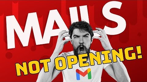 Fix Mails not Opening in Android Gmail app - Email not Opening Solved