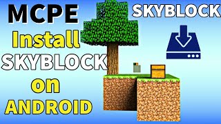 How to Install Skyblock in MCPE on Android | Skyblock Kaise Khele on Minecraft PE screenshot 4