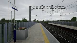 Class 314 passing at high speed at 107 Mph with tones