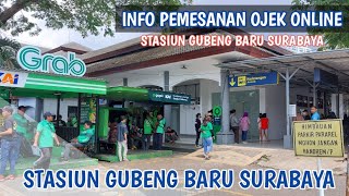GUBENG STATION SURABAYA! HOW TO ORDER AN ONLINE MOTORCYCLE TICKET IN THE GUBENG STATION AREA SURA...