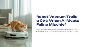 Robot Vacuum Trolls a Cat: When AI Meets Feline Mischief