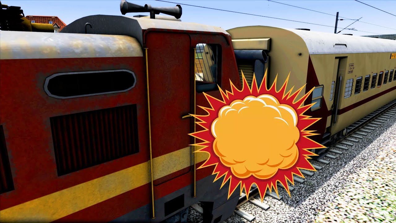 LIVE TRAIN ACCIDENT IN TRAIN SIMULATOR 2020 || INDIAN RAILWAYS