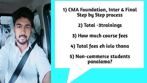 CMA Course full details in Tamil #cmatamil #cmaindia #cmaupdate