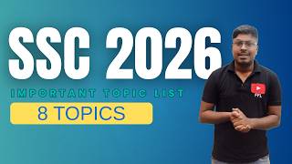 SSC CGL 2026 || Important Topic to Prepare and Topic List For Exam