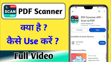 PDF scanner App kaise chalaye || How to Use PDF Scanner App Scan To PDF
