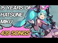 15 years of hatsune miku 20072022 439 songs