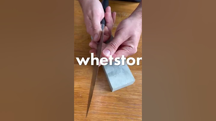 Shorts: This week I learned how to sharpen a knife