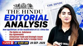 The Hindu Editorial Analysis | 28th Sept 2026 | Newspaper, Reading, Vocab, MCQs | by Anchal Ma'am Update