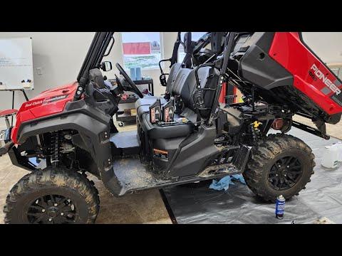 Honda Pioneer 1000 DCT / Transmission Oil Change - YouTube